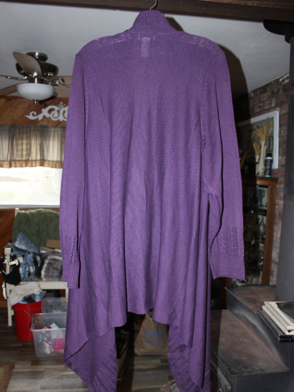 NWT D & CO Cardigan women's 3X Stunning Purple!! - Picture 5 of 6